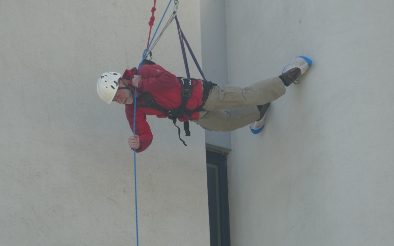House Running Rheda - immer an der Wand lang