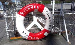 Museumsschiff im Hamburger Hafen 