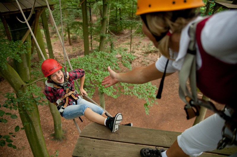 schnurstracks Kletterpark Familien